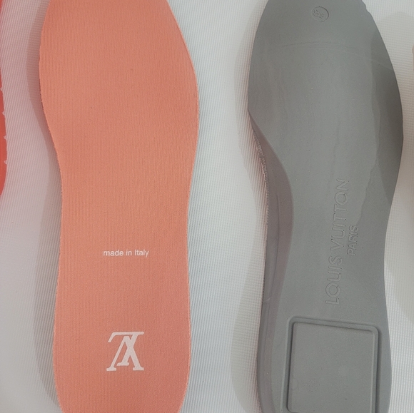 Louis Vuitton x Virgil Abloh Trainer Sneaker Peche 1A8KCQ - Picture 5 of 13